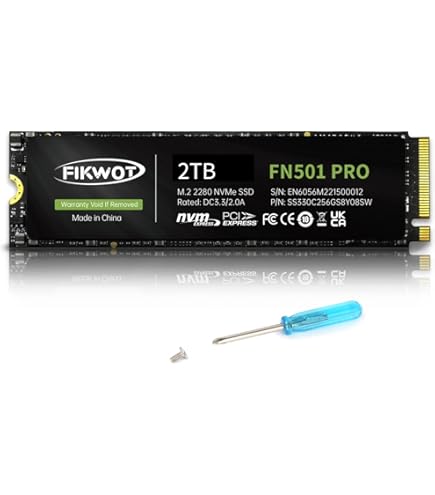 新品 FIKWOT FX991 2TB M.2 NVMe Gen4 SSD Amazon.com: Fikwot FX991 M